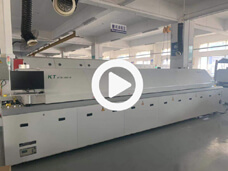 10 Zones Nitrogen Reflow Oven KTR-1000-N