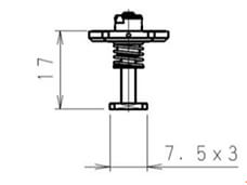 JUKI RX-7R/8 P8 HEAD 611 Nozzle MF7530R 40157575